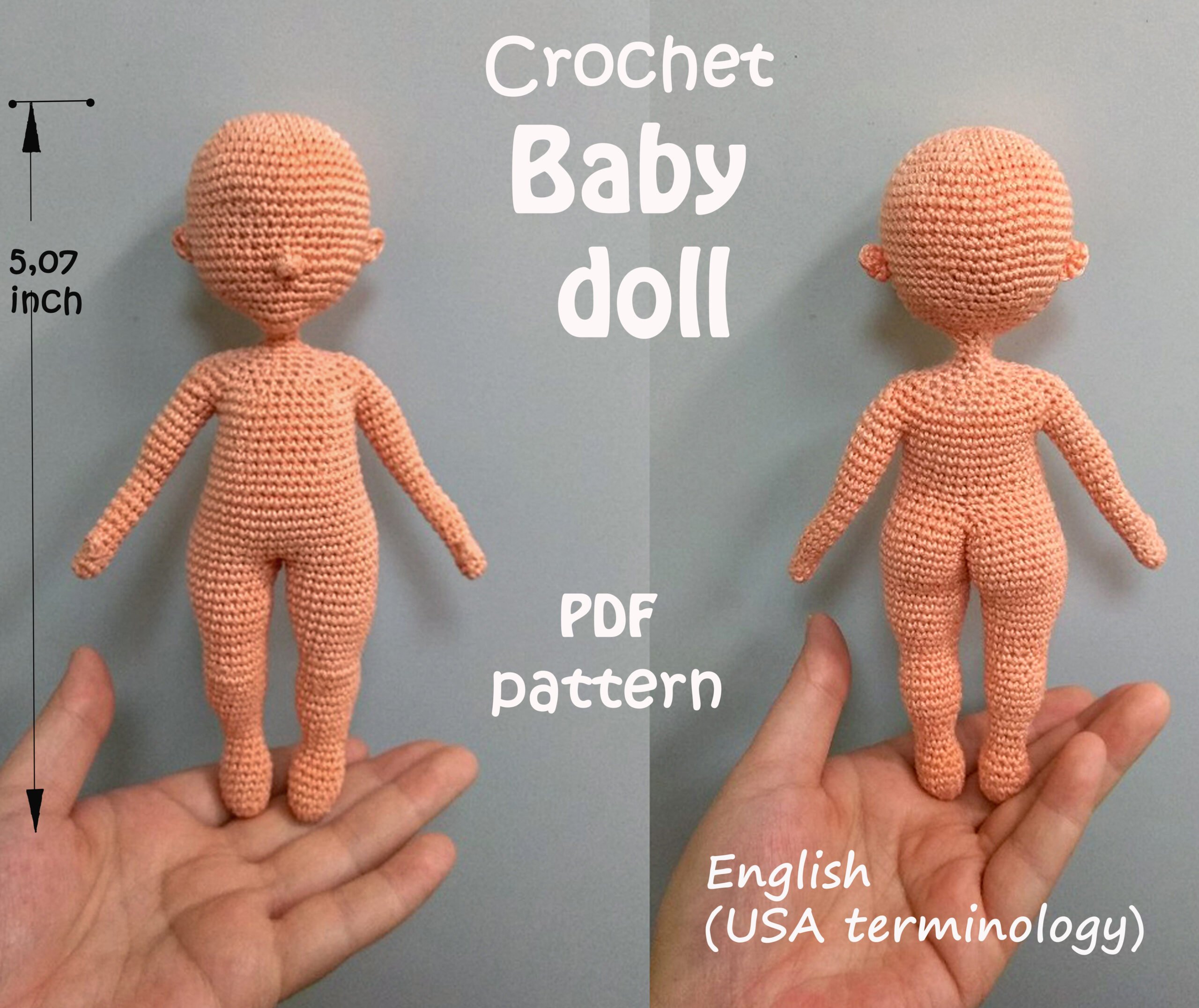 Crochet Baby doll pattern - DailyDoll Shop